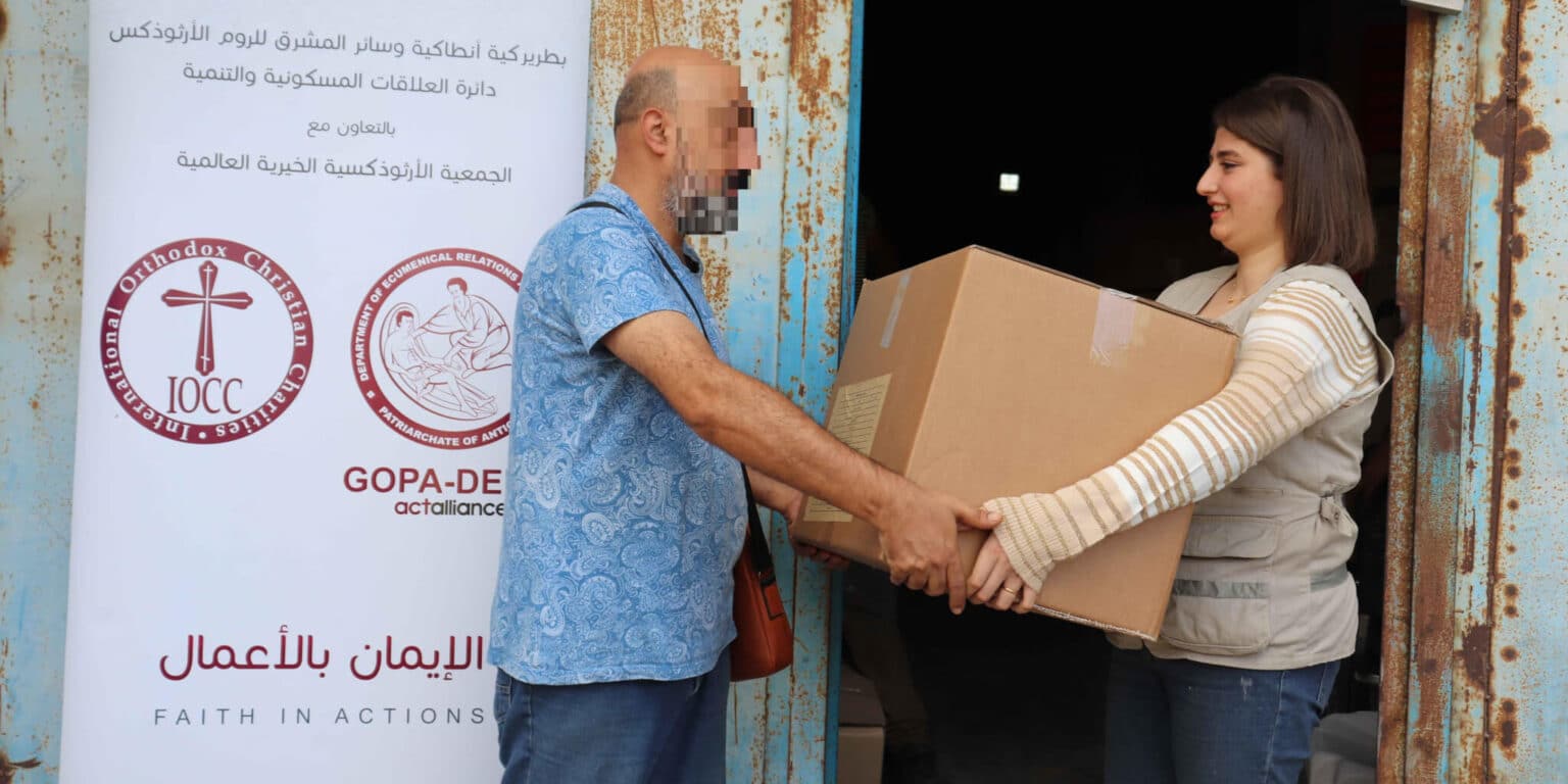 UMCOR partner delivers aid to earthquake survivors.