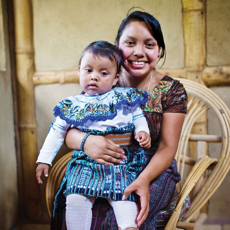 A mom and her daughter who were beneficiaries of Abundant Health.